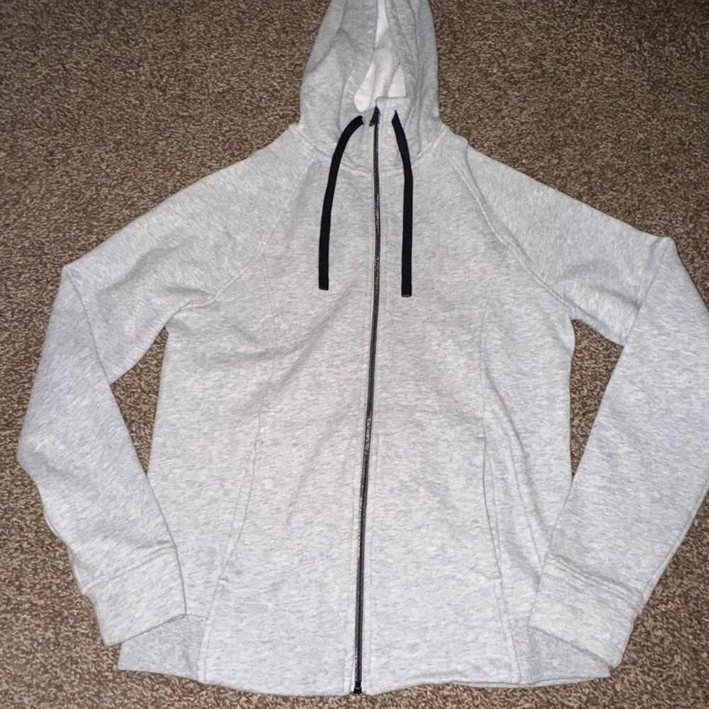 All in Motion Light Gray Zip-Up Hoodie